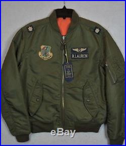 polo flight bomber jacket