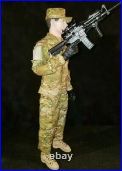 1/6 US Army, Air force uniform set with rifle IN OCP PATTERN BANDIT JOE'S