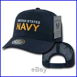 1 Dozen Army Air Force Navy Marines Police Security Trucker Hats Hat Cap Caps