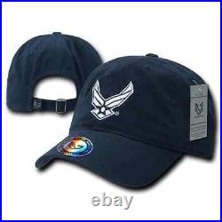 1 Dozen US Military Air Force Army Marines Navy Cotton Polo Hats Caps Wholesale