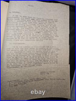 10 Pages Of confidential WWII military report dated May 16, 1945, Air Force Army