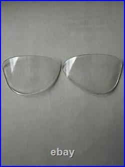12 Pairs Original WW2 Army Air Force Clear Flying Goggle Lenses