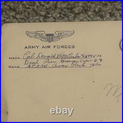 150 WWII Letters Home Army Air Forces 1944 Complete Soldier Correspondence Lot 150 WWII Letters Home Army Air Forces 1944 Complete Soldier Correspondence Lot