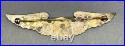 1930'S Early WWII US Army Air Forces PILOT WINGS Badge STERLING 2 13/16