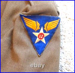 1940 Wwii Us Army Air Corps Force Wool Uniform Jacket Coat Staff Sergeant 36r