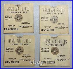 1940's US Army Air Force Cones of Fire Viewmaster Reels 4 Japanese aircraft