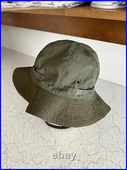 1940s Vtg USAAF C-1 Survival Vest Reversible Sun Hat Boonie Army Air Force 40s