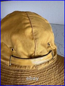 1940s Vtg USAAF C-1 Survival Vest Reversible Sun Hat Boonie Army Air Force 40s