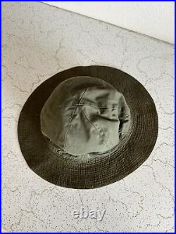 1940s Vtg USAAF C-1 Survival Vest Reversible Sun Hat Boonie Army Air Force 40s