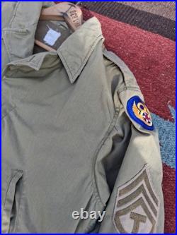 1940s WW2 US Army M41 Air force Jacket Wool Liner Big Size