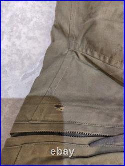 1940s WWII U. S. Army Air Forces Type A-9 Flight Pants Size 40 Alpaca Wool Lined
