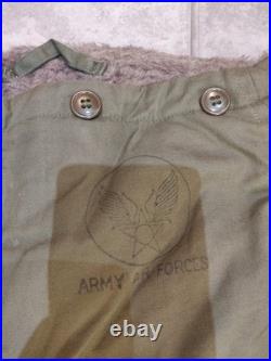 1940s WWII U. S. Army Air Forces Type A-9 Flight Pants Size 40 Alpaca Wool Lined