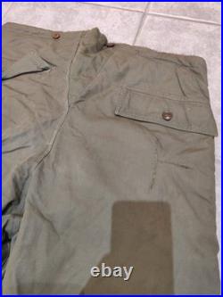1940s WWII U. S. Army Air Forces Type A-9 Flight Pants Size 40 Alpaca Wool Lined