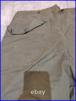 1940s WWII U. S. Army Air Forces Type A-9 Flight Pants Size 40 Alpaca Wool Lined