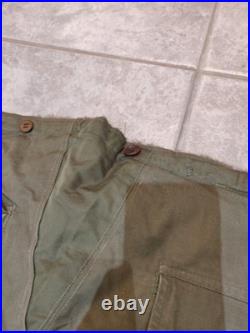 1940s WWII U. S. Army Air Forces Type A-9 Flight Pants Size 40 Alpaca Wool Lined