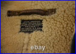 1940s Werber Sportwear Air Force US Army Jacket 94-3084 42-12683-P