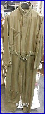 1942 Contract WW2 Major Officer US Army Air Force A-4 Flight Suit Size 34