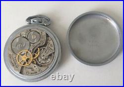 1943 HAMILTON WW2 US ARMY Air Force Military 4992B Pocket Watch 22 Jewels + Case