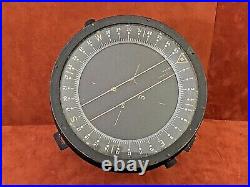 1943 WW II U. S. ARMY (Air Force) Type D-12 Aviation Compass with Inspection Tag