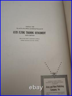1943 Wwii Us Army Air Force Decatur Alabama School Training Command Book