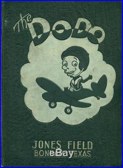 1944 Jones Field, Bonham, Tx, U. S. Army Air Air Force Yearbook, Class 44-d Wwii