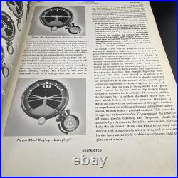 1944 US ARMY AIR FORCE WW2 Instrument Flying without radio aids 30-100A-1 B-1 F1