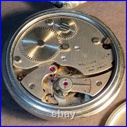 1944 WW2 US Army Air Force Type A-8 Waltham Stopwatch WORKING SEE VIDEO
