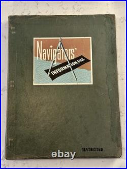 1944 WWII Army Air Force NAVIGATORS INFORMATION FILE Restricted & NARCO GSI Book