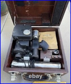 1944 World War II U. S. Army/Air Force Fairchild A10-A Military Sextant