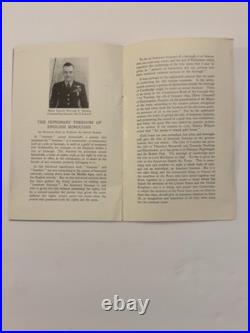 1945 Cambridge Honorary Freedom 8th US Army Air Force WWII B-17 Pamphlet