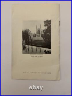 1945 Cambridge Honorary Freedom 8th US Army Air Force WWII B-17 Pamphlet