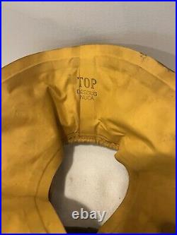 1958 US Army Air Force Vest Life Preserver Jacket Rare Vintage Military Yellow