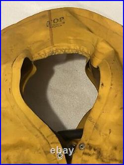 1958 US Army Air Force Vest Life Preserver Jacket Rare Vintage Military Yellow