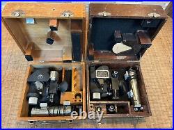 2 WW2 WWII US Army Air Force USAAF A-10 Aircraft Wood Box Sextant Fairchild Afga