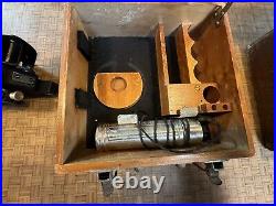 2 WW2 WWII US Army Air Force USAAF A-10 Aircraft Wood Box Sextant Fairchild Afga