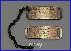 2 WWII US Army Airforce ID Braclets