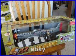 21ST CENTURY TOYS, P-51D MUSTANG OLD CROW US ARMY AIR FORCES, 1/18th Scale