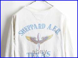 40s Vintage U. S. ARMY AIR FORCE SHEPPARD A. F. B Sweatshirts Men's Used Clothing
