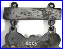 5-PC WWII US ARMY AIR FORCES USAAF Bars STERLING SILVER Marksman Qualifi. Badge