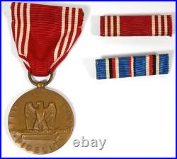 5-PC WWII US ARMY AIR FORCES USAAF Bars STERLING SILVER Marksman Qualifi. Badge