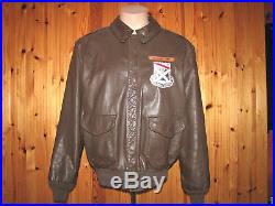 A-2 Flight Jacket COOPER 46L XL US Army Air Force 1st Infantry Division WWII