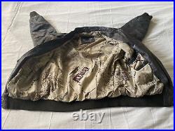 A-2 Flyer's Jacket MEDIUM Leather US ARMY Air Force Bomber Aviator Vintage BROWN