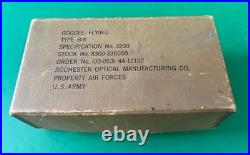 ARMY AIR FORCES TYPE B-8 FLYING GOGGLES WithBOX
