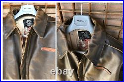 AVIREX Type A-2 Leather Aviator Fly Leather Jacket U. S. Army air forces Bomber