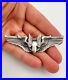 Antique-WW2-Sterling-Silver-US-Army-Air-Force-Aerial-Gunner-Wings-Badge-3-1-8-01-wi