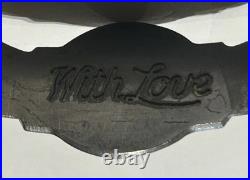 Army Air Force 1945 USAAF BRACELET ENGLAND ETO SWEETHEART WITH LOVE WW2