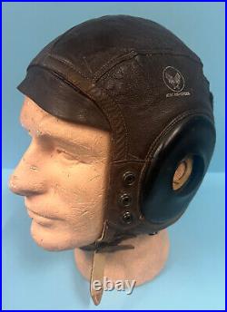 Army Air Forces Pilot's Type A-11 Leather Flying Helmet