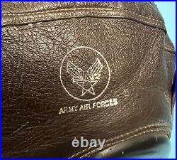 Army Air Forces Pilot's Type A-11 Leather Flying Helmet