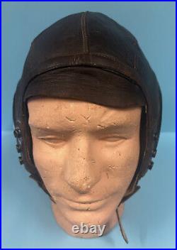 Army Air Forces Pilot's Type A-11 Leather Flying Helmet