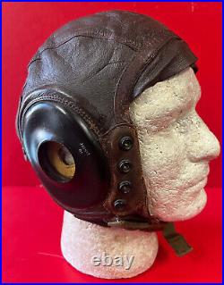 Army Air Forces Pilot's Type A-11 Leather Flying Helmet